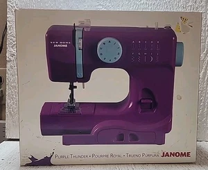 Janome New Home Purple Thunder Mechanical Sewing Machine New Open Box - Picture 1 of 5