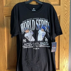 2024 MLB World Series Judge Vs Ohtani Men’s Fanatics Collector T Shirt XL - Picture 1 of 5