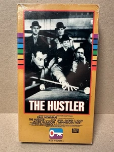 The Hustler 1961 VHS 1986 Key Video Paul Newman Jackie Gleason Brand New Sealed - Picture 1 of 10