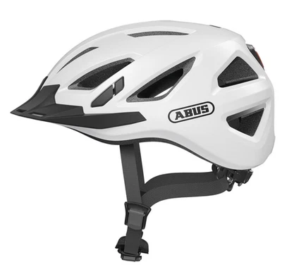Abus, Urban-I 3.0 Cycling Helmet, Medium, 52 - 58cm, Polar White - Image 1 of 2