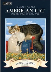 Lang American Cat 2026 Monatsplaner mit - Bild 1 von 2