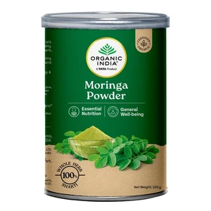 Organic India Moringa Powder - 100g Boost Metabolism Energy and Stamina - Picture 1 of 8