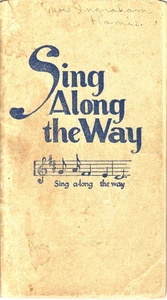 SING ALONG THE WAY - WORK AND PLAY Songs - Vintage PB Booklet - Picture 1 of 1