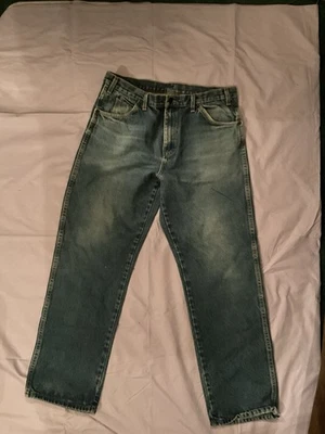 Vtg Dickies Medium Wash Denim Straight Leg Work Jeans Men 36 x 32 - Image 1 of 4