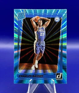 2021-22 Panini Donruss CHARLES BASSEY Teal Holo Laser Rated Rookie RC #213 - Picture 1 of 2
