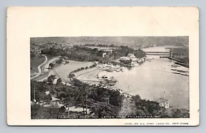 Aerial View Fairmount Park from Lemon Hill Philadelphia PA UDB Postcard - Picture 1 of 2