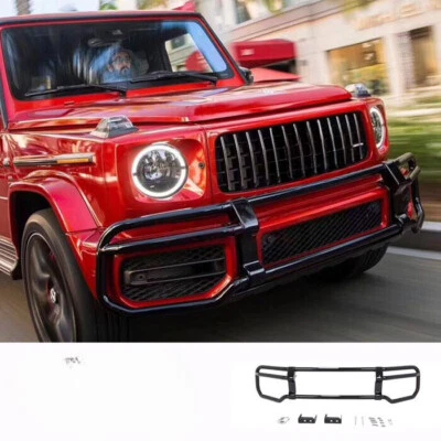 Protector de rejilla negro parachoques para Mercedes Benz G63 W464 Clase G G550 Foto 1 de 4