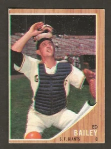 1962 Topps Semi Hi #459 ED BAILEY, Giants, RARE, Double Exposure, Color Shift - Picture 1 of 4