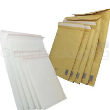 GOLD & WHITE QUALITY PADDED BUBBLE ENVELOPES BAGS *ALL SIZES/QTY'S* - TOP PRICES