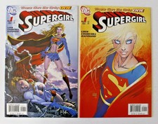 SUPERGIRL # 1 CHURCHILL AND TURNERS COVERS  DC 2005  NEW NEVER READ
