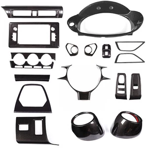 ABS Carbon Fiber interior Trim Cover Set Fits Toyota GR86 / Subaru BRZ 2022-2025 - Picture 1 of 48