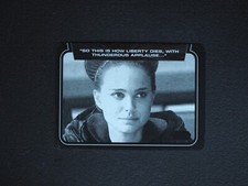2013 Topps Star Wars Galactic Files Padme Amidala CL-6 Printing Plate #1/1