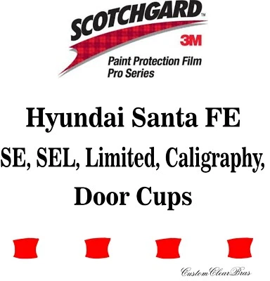 Película protectora de pintura 3M Scotchgard serie Pro transparente 2021 2022 Hyundai Santa Fe Foto 1 de 3