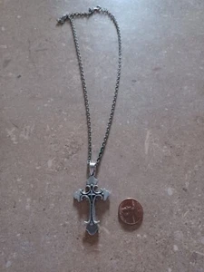 Cross necklace for women or men, large cross - Picture 1 of 2