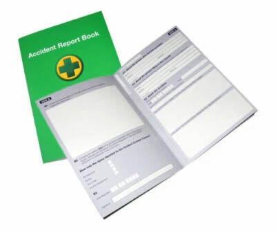 Accident Report Book - First Aid Injury Record School/Office - HSE Compliant  - Image 1 of 4