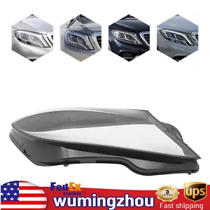 Cubiertas de lente de faros delanteros derechos para lámpara Mercedes-Benz W222 Clase S 2014-2017 - Imagen 1 de 15