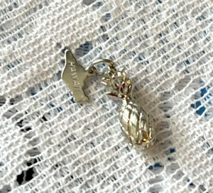 Vintage Sterling Silver 925 Pineapple Charm Pendant HAWAII Tag - Picture 1 of 3