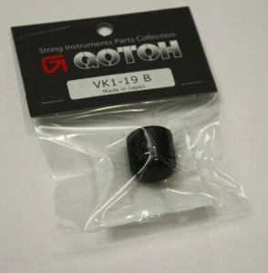 Authentic Gotoh VK1-19 Black Control Knob Metal Fits Ibanez Guitar + many others - Picture 1 of 1