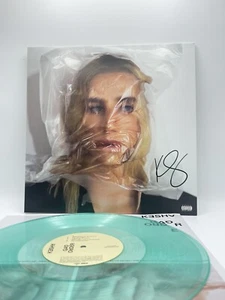 NEW Kesha Ke$ha Gag Order SIGNED Sea Glass Green Vinyl AUTOGRAPHED Jacket LP - Picture 1 of 3
