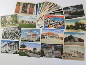 SOUTH CAROLINA SC 27 LINEN LOT PRE-WWII WWII LARGE LETTER ROADSIDE AMERICANA 192 - Picture 1 of 12