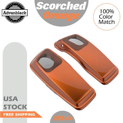 Tapas de altavoz Advanblack naranja quemado 6x9 para Harley Davidson 2014+ Foto 1 de 4