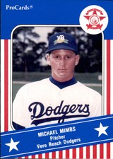 1991 Florida State League All-Stars ProCards #FSL40 Michael Mimbs Macon Georgia 