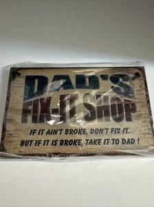5x8 Dad Fix It Sign New Egbert’s Treasures - Picture 1 of 7