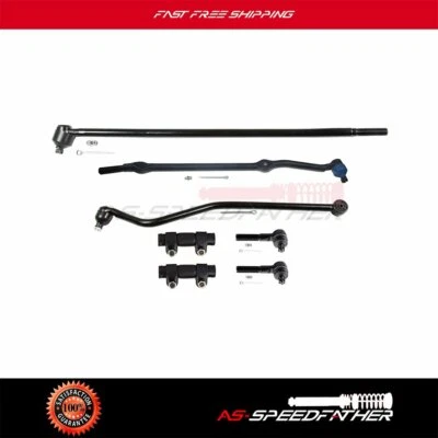 Kit de extremos de varilla de amarre de dirección de suspensión de 7 piezas para Jeep Grand Cherokee 1993-1998 Foto 1 de 4