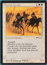 Moorish Cavalry (b Light) Arabian Nights NM White Common CARD (236261) ABUGames