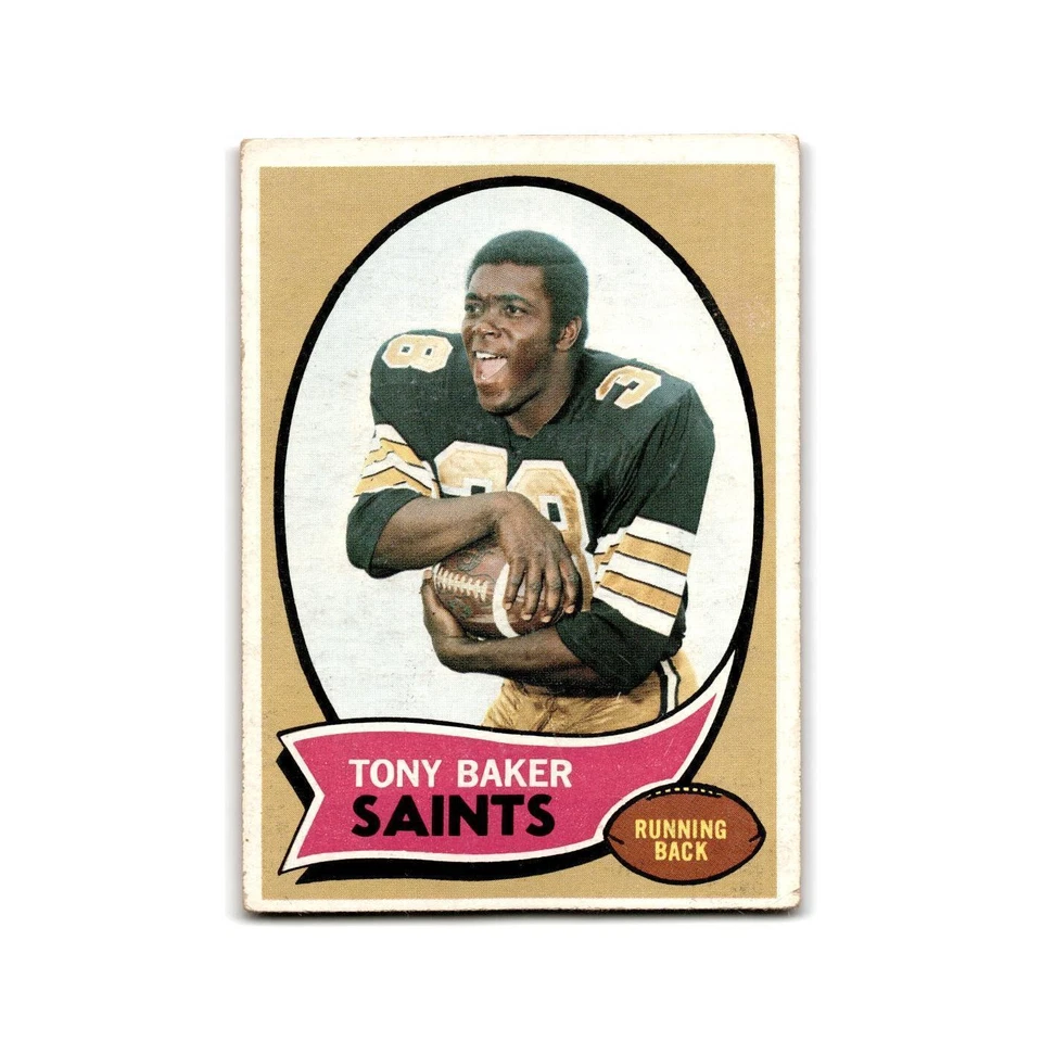 1970 Topps Tony Baker RC Saints #243 - Image 1 of 3