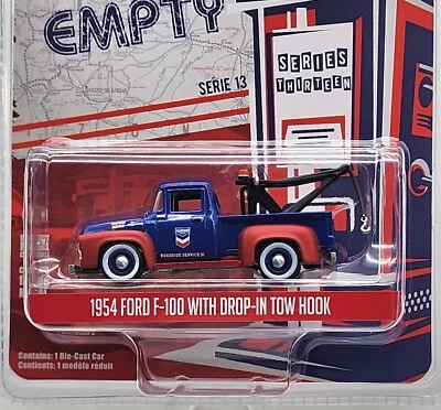 GREENLIGHT RUNNING ON EMPTY S13 STANDARD OIL 1954 FORD F-100 W/DROP-IN TOW HOOK! - Image 1 of 4