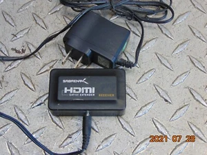 SABRENT HDMI CAT-5E EXTENDER RECEIVER & POWER SUPPLY only *FREE SHIPPING* - Picture 1 of 2