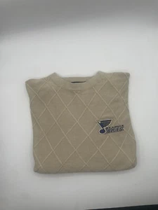 Suéter manga larga mezcla seda St. Louis Blues NHL para hombre talla XL - Imagen 1 de 8