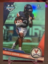 PERRIS JONES 2023 Bowman Chrome University Aqua Refractor Card #/299