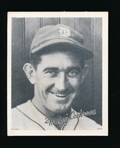 1936 Goudey MICKEY COCHRANE #124 EX