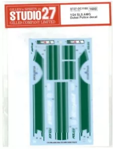 STUDIO27 1/24 SLS AMG Dubai Polizei für Fujimi DC1180 Aufkleber - Bild 1 von 3