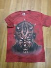 Star Wars Darth Maul Tie Dye T Shirt- Official Licensed- Large Mad Engine Red