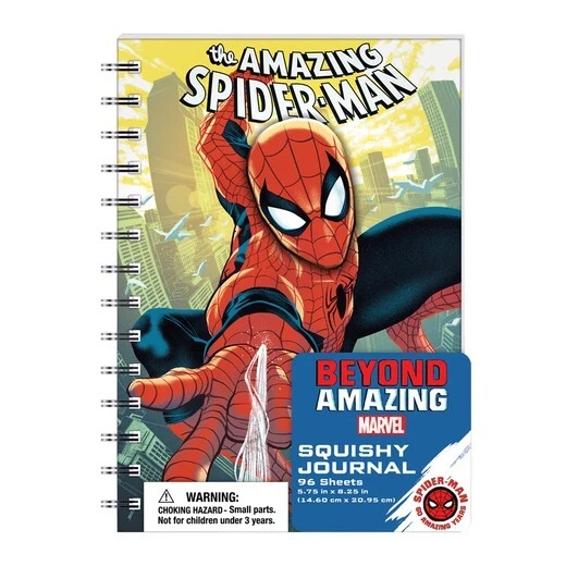 TOTALMENTE NUEVO Spiderman Squishy Journal Beyond Amazing 96 hojas 6x8" Foto 1 de 1