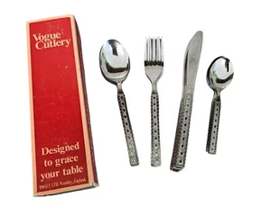 VINTAGE VOGUE 24 PIECE CUTLERY SET ENSEE LTD MADE IN JAPAN UNUSED - Picture 1 of 7