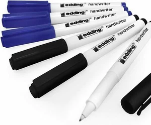 Edding Handwriter Handwriting Pens Washable Available Blue or Black - Pack of 3 - Picture 1 of 6