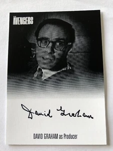 THE AVENGERS COMPLETE COLLECTION Autograph Card David Graham AVDG (Black) - Picture 1 of 1