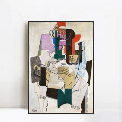 Cuadro en Lienzo Impresión Giclee Frutero, Botella y Violín por Pablo Picasso 24"x32" Foto 1 de 4