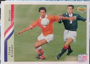 Frank Rijkaard Holland 1994 Upper Deck #172 Fifa World Cup 94 Soccer Card Ex-Mnt