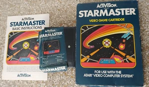 STARMASTER for  ATARI 2600 VCS (Activision 1982) (Modul, Manual Box) working ok  - Bild 1 von 4