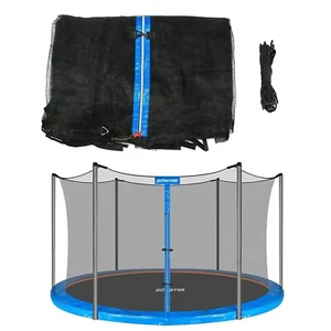 Trampoline Replacement Safety Enclosure Net for 6 Straight Pole 15FT Round Frame - Picture 1 of 1