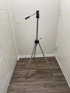 Vintage 1960s Quick-Set Tripod Pan Tilt Head Made in Skokie, IL & Sold by Sears - Picture 1 of 4