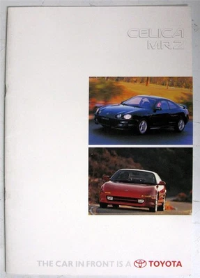TOYOTA Celica MR2 Range Car Sales Brochure 1995 ST GT Cabriolet GT-Four T Bar - Image 1 of 4