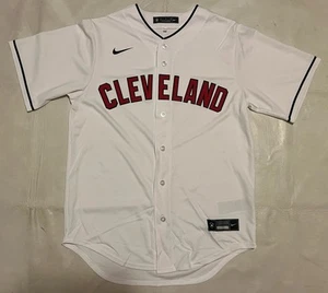 CLEVELAND GUARDIANS MEDIUM WHITE NIKE JERSEY MLB BASEBALL AUTHENTIC INDIANS NEW - Picture 1 of 7