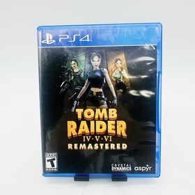 Tomb Raider IV-VI Remastered - PlayStation 4. PS4. Complete 