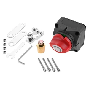 Interruptor de desconexión de batería de poste lateral 12V-48V aislador para automóvil vehículo RV marina - Imagen 1 de 13